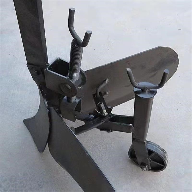 微耕机配件简易小型左右翻转开沟犁D开沟器双面犁可调节耕地机农