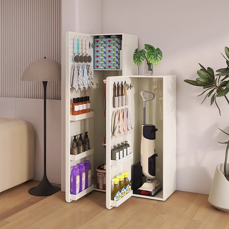 家用清洁柜家政柜拖把扫把工具保洁柜F吸尘器储物柜客厅阳台卫生