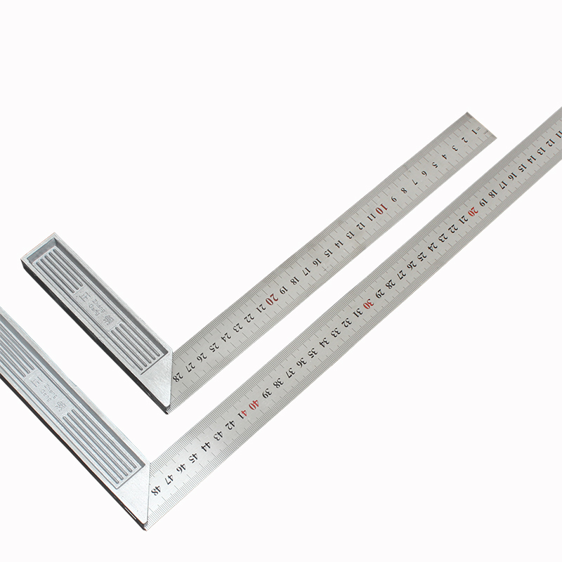 加厚90度角度尺不锈钢拐尺木工装修宽座直S角尺L型板尺靠尺