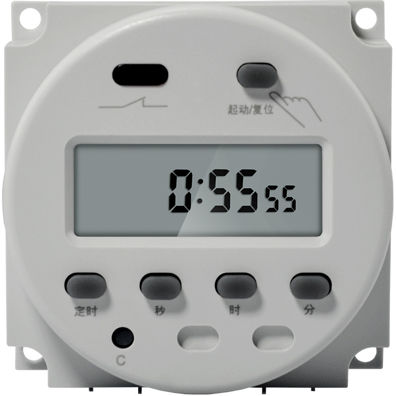 CN102A单双倒计时定时器 220AV微型无限循环时控开关12V秒控定时