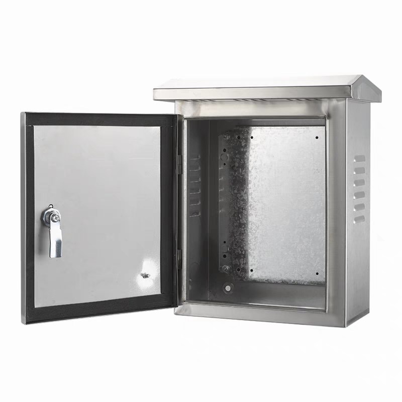 304/201不锈钢配电箱户外防水监控设备电源布线U接线盒明装基业箱