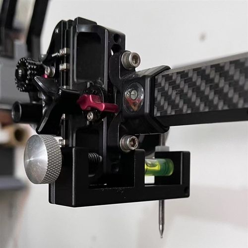 金刀射准复合弓精调水平仪水平泡过白纸校准箭台箭T支调瞄调弓工