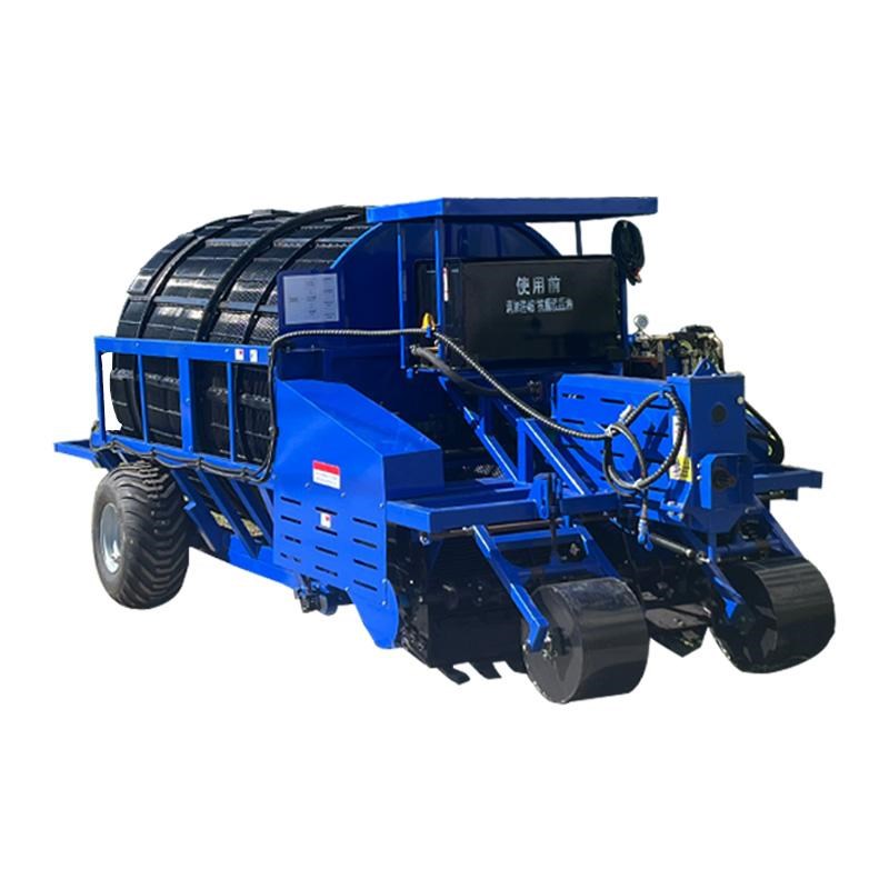 农用捡石头机器 拖拉q机牵引农田捡石机 开荒神器石头收集车