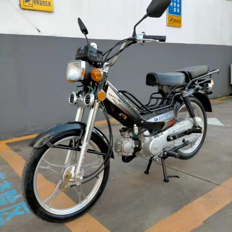 重庆嘉陵工业嘉鹏k48cc燃油助力弯梁摩托车发动机带档位省油外卖