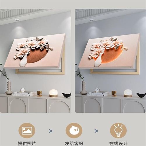 电表箱装饰画的打孔遮挡客厅配电箱电闸箱弱电箱总电源开关电盒子