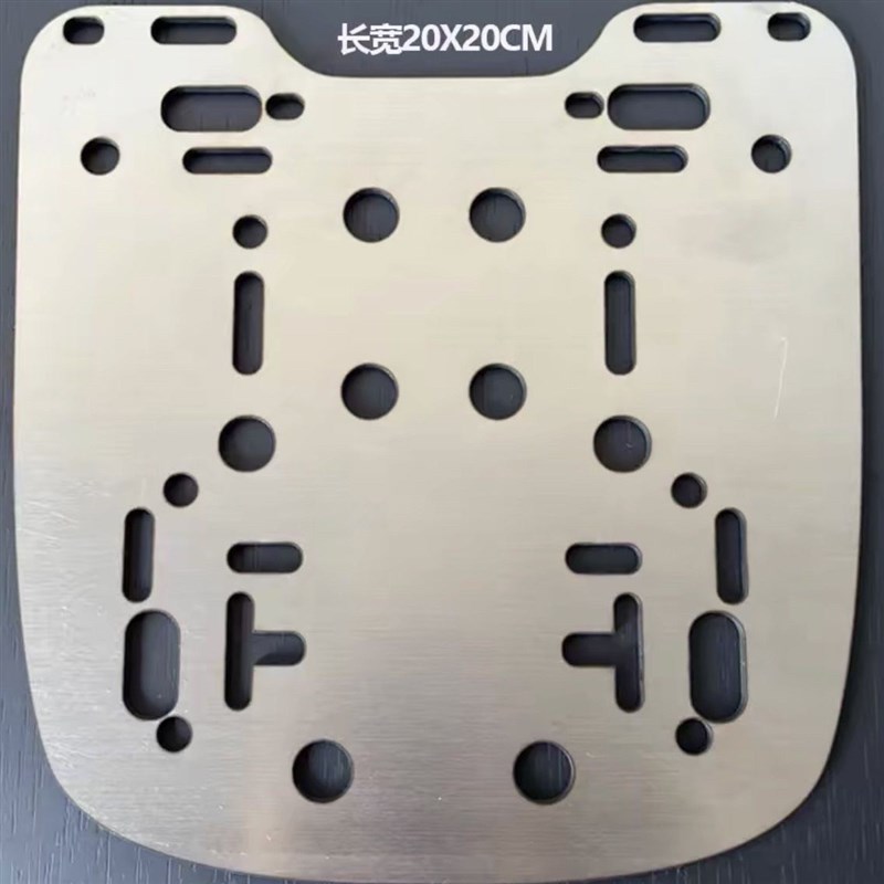 电动车尾箱改装配件不锈钢支架垫板货F架摩托车后备箱通用安装底