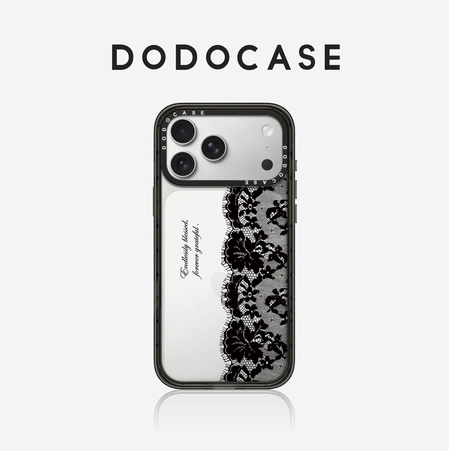 DODOCASE 哥特风蕾丝纹 适用苹果18/17Promax星宇橙手机壳iPhone16ProMax英文15Pro辣妹14/13/12防摔磁吸硬壳