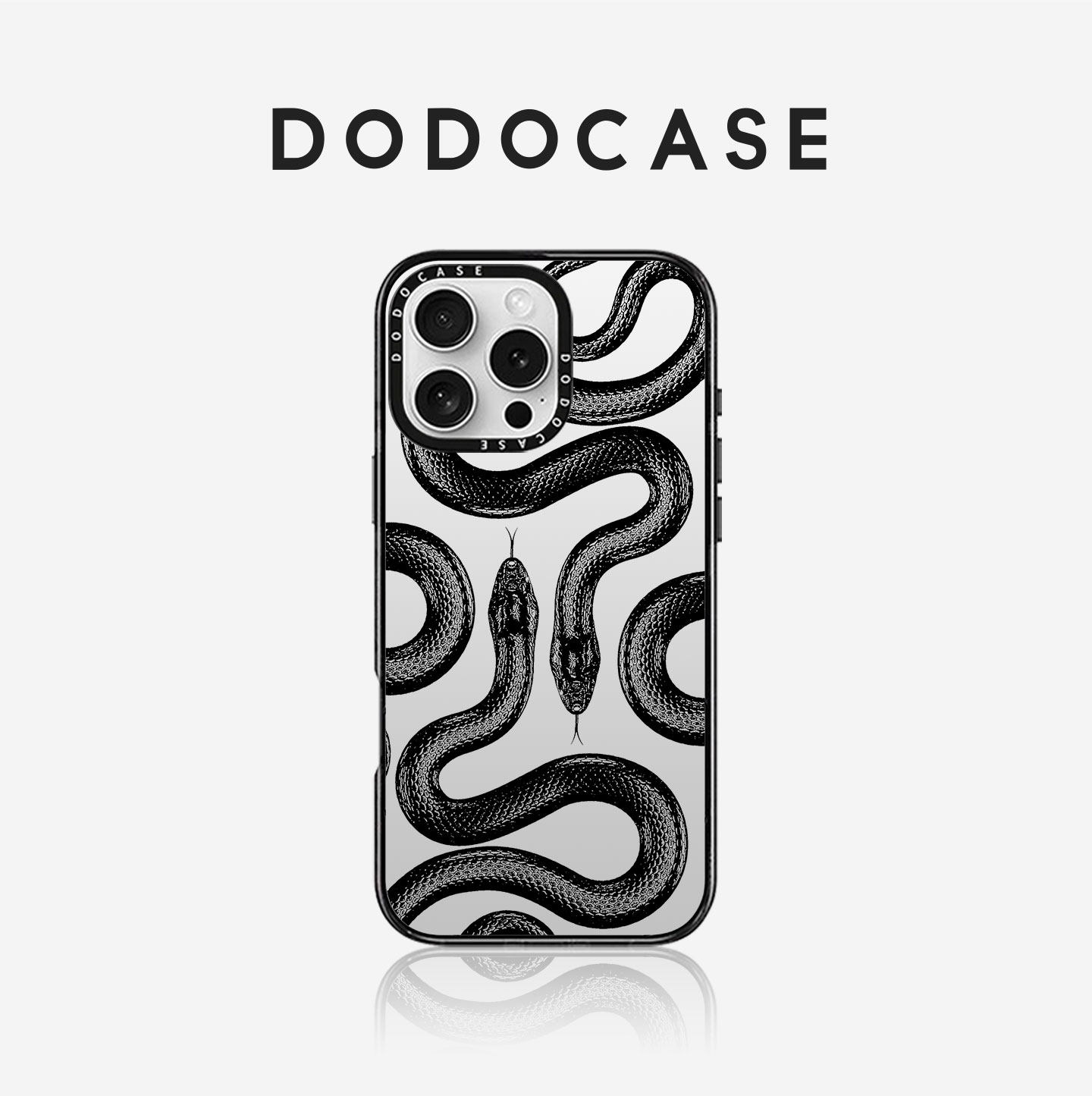 DODOCASE 黑蛇王 适用苹果17Promax手机壳iPhone16ProMax朱正廷同款15Pro蛇纹14创意13