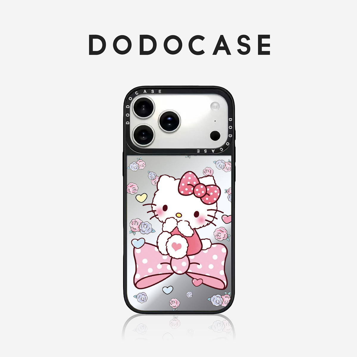 DODOCASE 波点蝴蝶结KT猫 适用苹果17Promax手机壳iPhone16ProMax可爱hellokitty猫15Pro卡通14/13/12硬壳