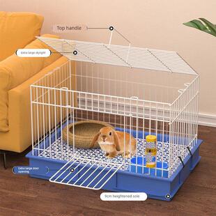 养兔子专用笼子室外兔笼子家用大号防喷溅荷兰猪豚鼠龙猫别墅刺猬