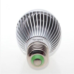 led灯泡3W瓦e27螺口筒灯球泡灯5瓦节能灯光源7w9w瓦红蓝绿紫七彩