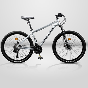 菲利普山地自行车男女通用赛车变速越野减震成人单车青少年学生