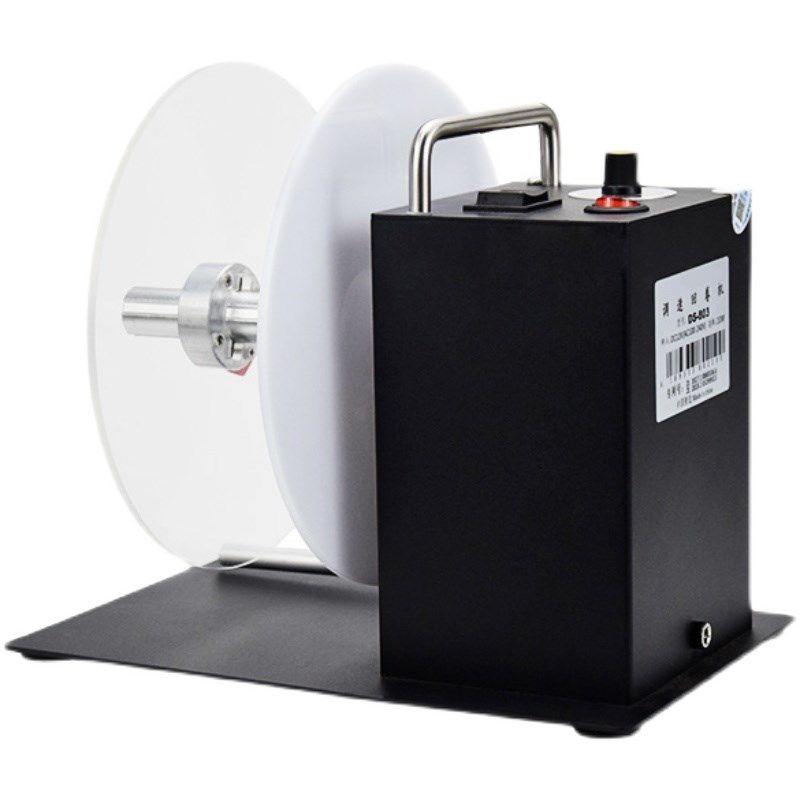 标签回卷器双向回收卷标机SD-803条码标签纸不干胶服装洗水唛回卷