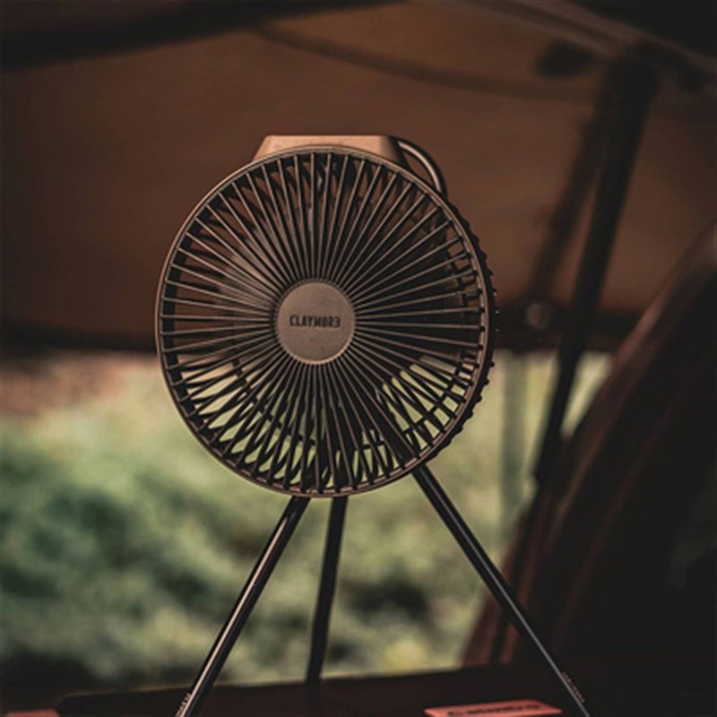 韩国 Claymore户外露营超轻V600+折叠便携可充电式usb旅行风扇 C