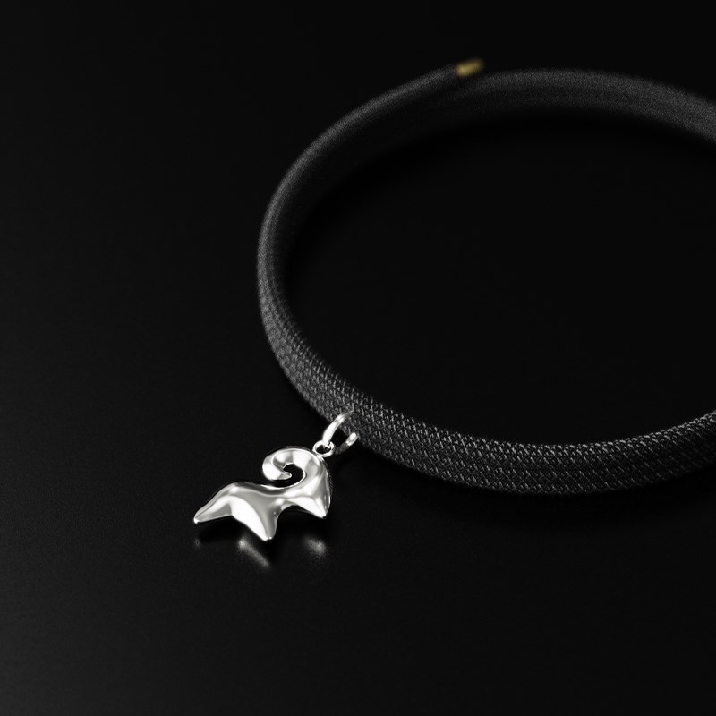 【未羊】925银本命年吊坠挂件男礼物十二生肖羊七夕纯银羊手链牌