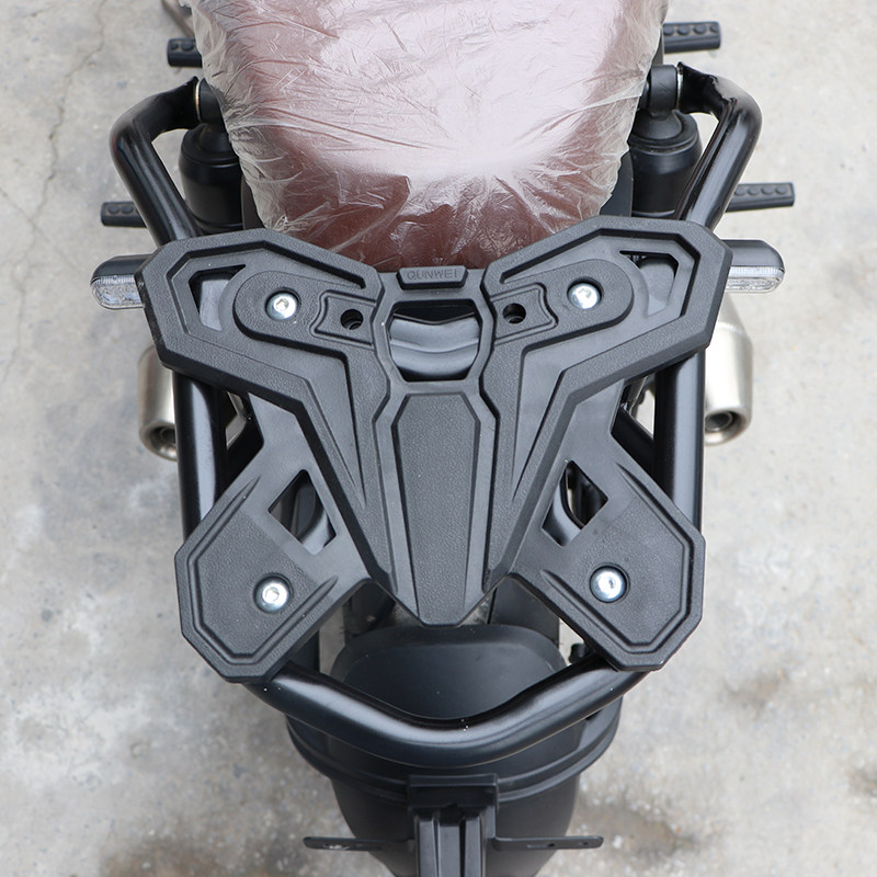 适用于宗申ZS400尾架 赛科龙RE3后货架 载物尾箱行李架改装配件