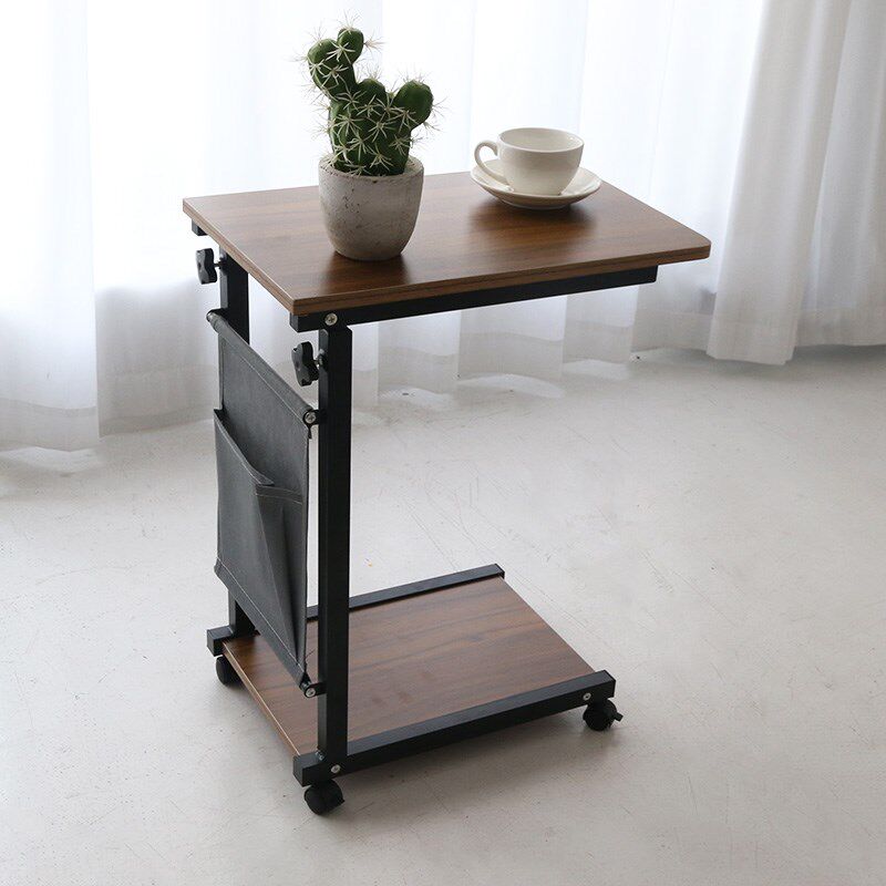 床边桌可移动床上简易书桌家用笔记本电脑桌餐桌可升降老人护理桌