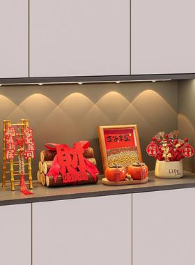 五谷丰登杂粮摆件乔迁之喜入宅礼物全套新居布置搬家仪式装饰用品