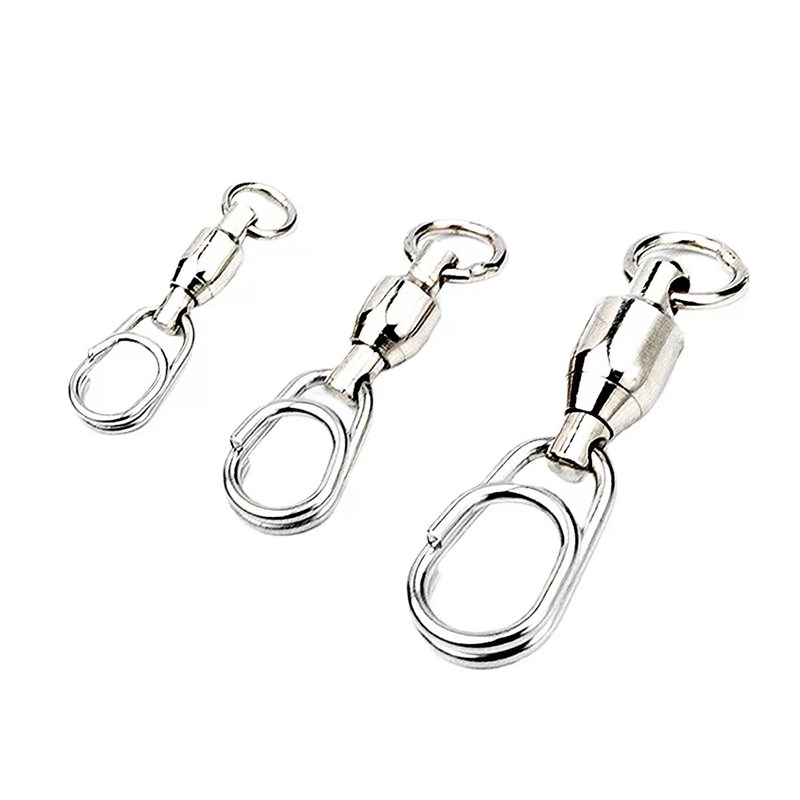 小配件万向连接器高速轴承转环椭圆别针路亚饵8字环垂钓用品渔具