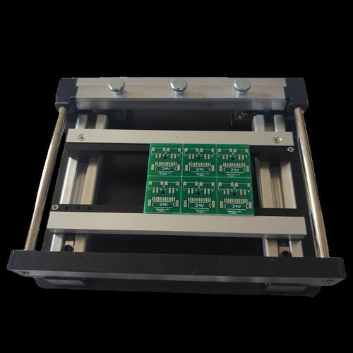 PCB钢网锡膏印刷台钢片SMT锡膏印刷手动小型丝印机手工丝印台