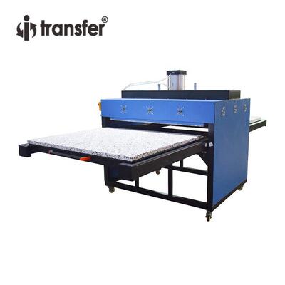 东莞厂家直销100x120cm大型气动双工位升华机tshirt布料压烫机
