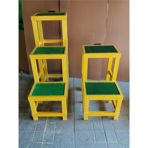 JYD-高压玻璃钢高低绝缘凳电工凳子维修平台凳双层踏步櫈多层梯凳