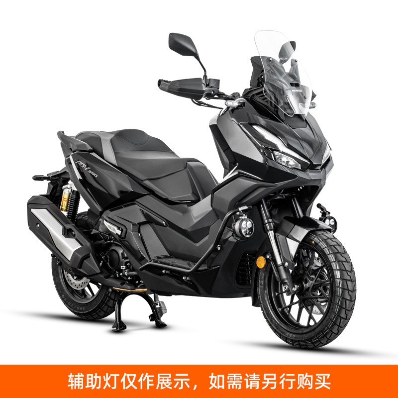 LOOO萝卜护杠适用本田ADV350带辅助灯快拆防摔保险杠改装