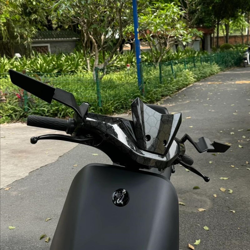 定风翼后视镜小牛QI+/X/F400电动车本田九号刀锋款反光镜通用