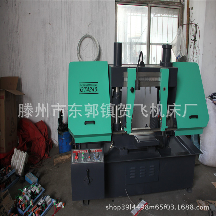 厂家供应金属带锯床GZ-4240半自动角度带锯床全自动数控锯床