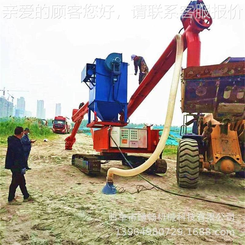 新疆粉煤灰螺旋UPQ机装车32管径绞 龙5卸船机 多种粉料绞龙输送机