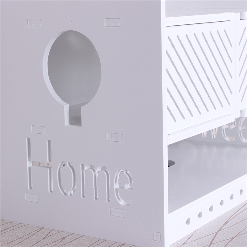 路由器收纳盒电线收纳盒wifi插座插排插线板收纳盒整理线盒理线器