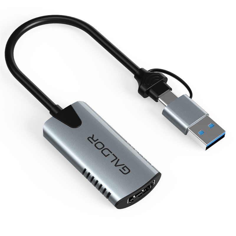 高多 影片采集卡DMI转S影片抓取游戏直播监控录影手机当显示器