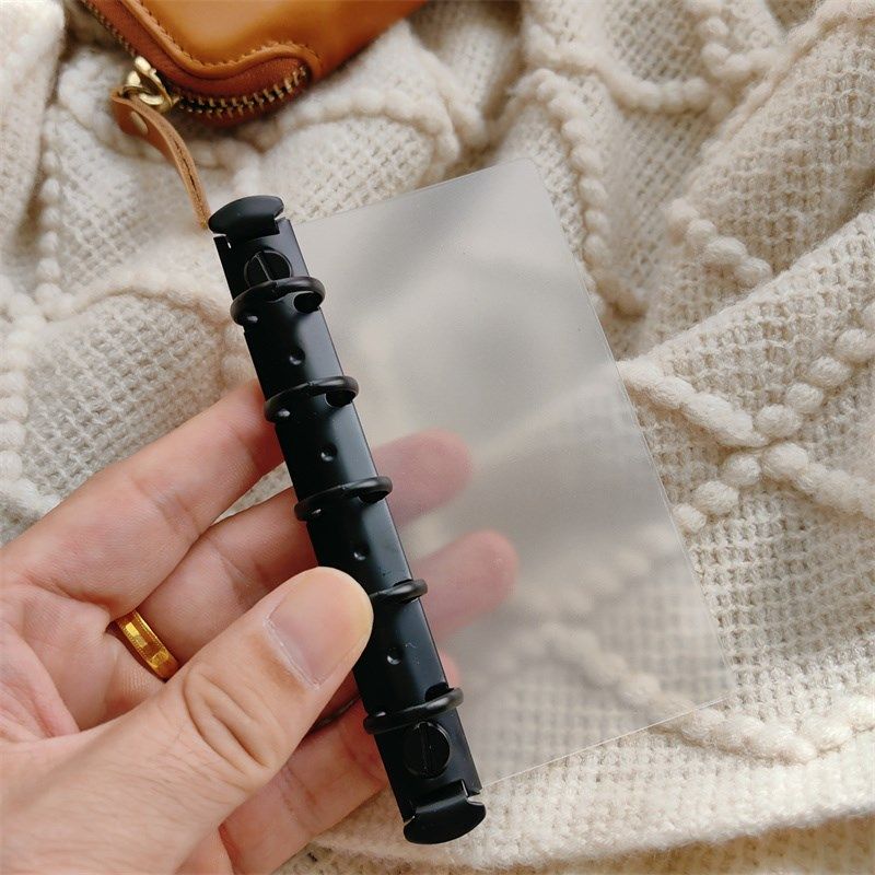 黑环活页插板A5A6A7M5A8A5IM奇葩插板pvc插板活页双环工具配件