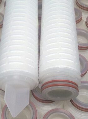 226/三角翅片40寸0.22um折叠滤芯电子行业超纯水终端精密过滤滤元