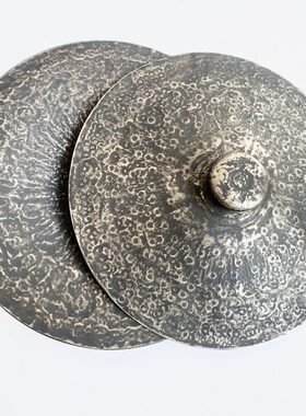 23~30~36CM纯手工青铜大铙闭口铙民族乐器老铜铙黑铙开口铙孔雀铙