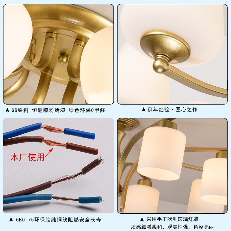 吊灯客厅灯现代简约大n气网红2021新款轻奢主卧室餐厅吸顶灯具大