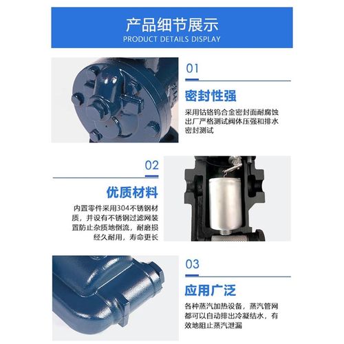 倒吊桶式蒸汽疏水阀991992倒置桶式蒸汽法兰疏水器自动排水阀DN50