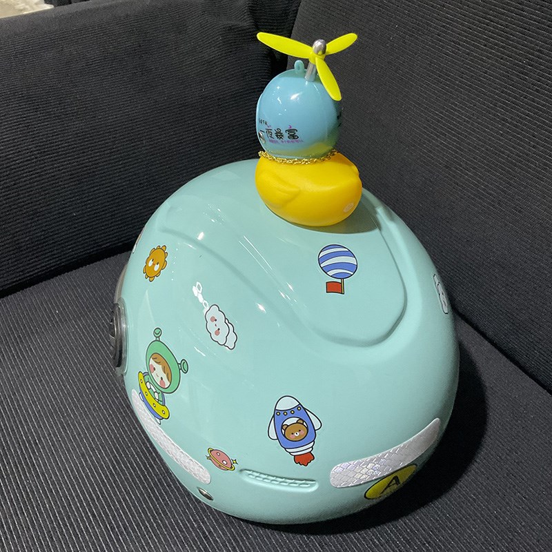 宝宝电动车儿童头盔男童女小孩子冬季天1到3岁防寒保暖安全头盔3C