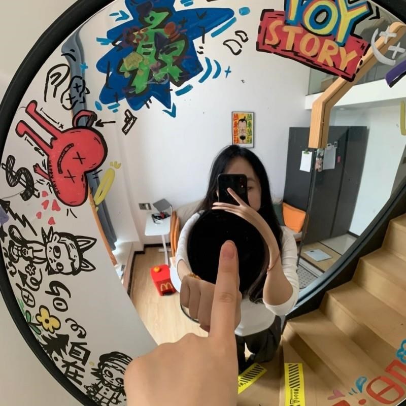 【拍照打卡神器】室内广角镜凹凸镜diy自制装饰摆件拍照神器