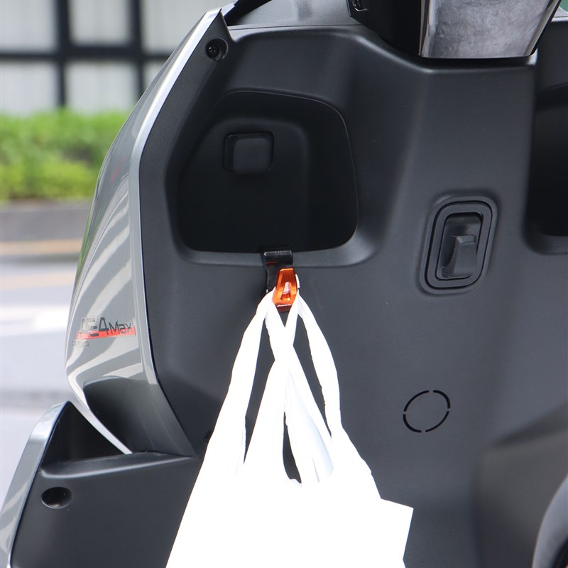 电动车通用储物盒前置挂钩外卖挂钩免打孔摩托车收纳盒头盔钩改装