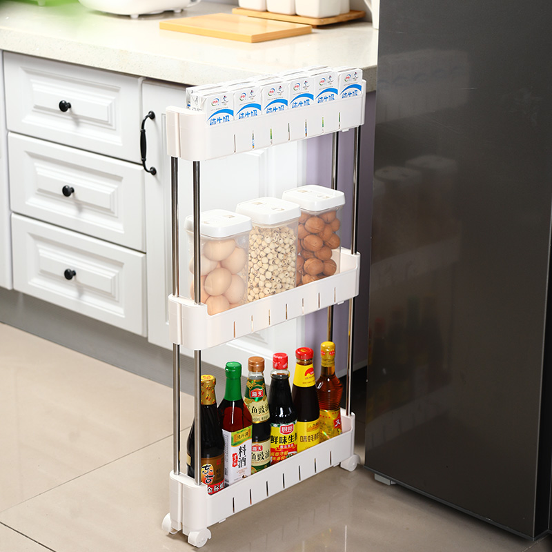 11cm洗衣机冰箱侧面厨房卫生间缝隙窄缝置物架夹缝超窄收纳储物架