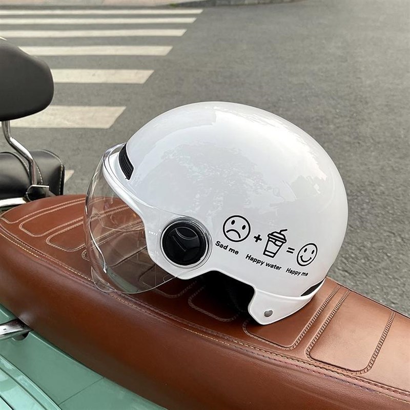 3c安全认证电动车头盔九号爱玛小刀绿源摩托车骑行车盔个性安全盔