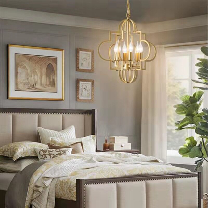 创意美式乡村简约铁艺吊灯北欧客厅餐厅卧室服装店吧台玄关灯具