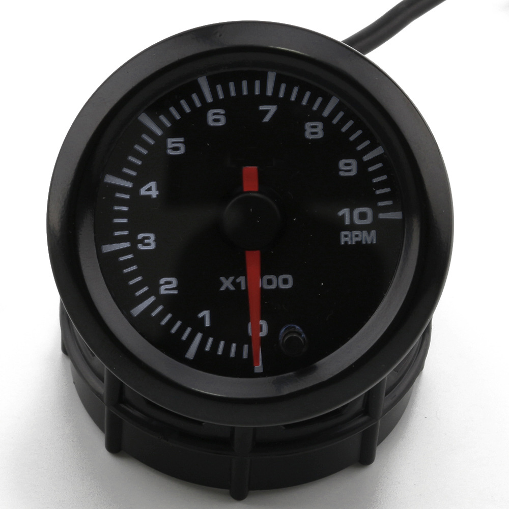 2寸转速表七彩 高速步进电机(旋钮式塑料安装),0-10*1000RPM指针