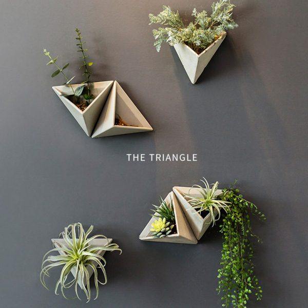 创意居家客厅个性水泥挂墙花盆墙面装饰挂件墙壁多肉植物墙上壁挂,家居饰品,花盆,淘宝优惠券,粉丝福利购,淘宝优惠卷