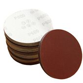 圆盘砂纸 背绒片 自粘式 拉绒片 125MM植绒砂纸片 砂盘 5寸砂纸片