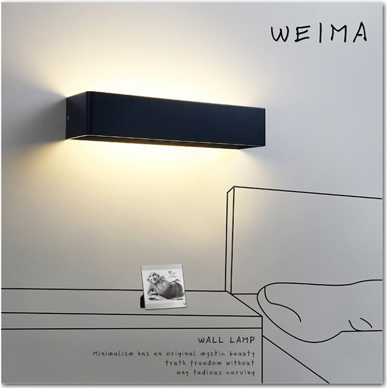 智闪led床头灯壁灯卧室客厅酒店床头壁灯led现代简约北欧壁灯走廊