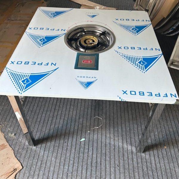 加厚全不锈钢韩式火锅炉方桌餐饮家用餐桌然气炉可定制开孔桌子,住宅家具,不锈钢/PVC餐桌,淘宝优惠券,粉丝福利购,淘宝优惠卷