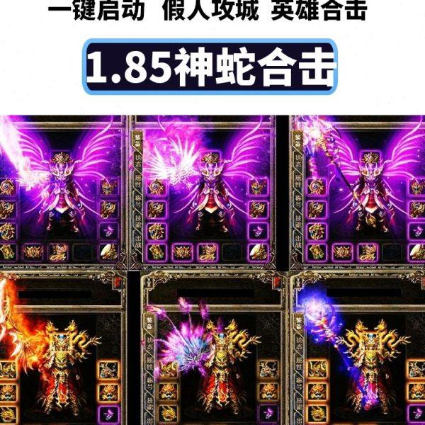 热血游戏传奇单机版 假人版本185神蛇合击版任务神蛇真龙