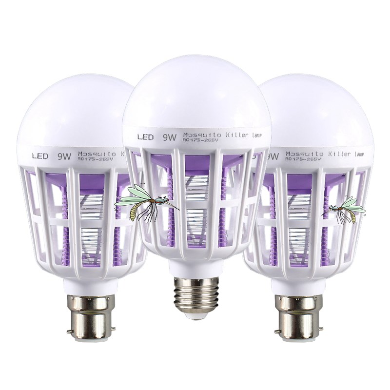 两家用E27螺口节能灯led灯B22卡口节能灯挂扣灯泡照明LED灭蚊灯泡